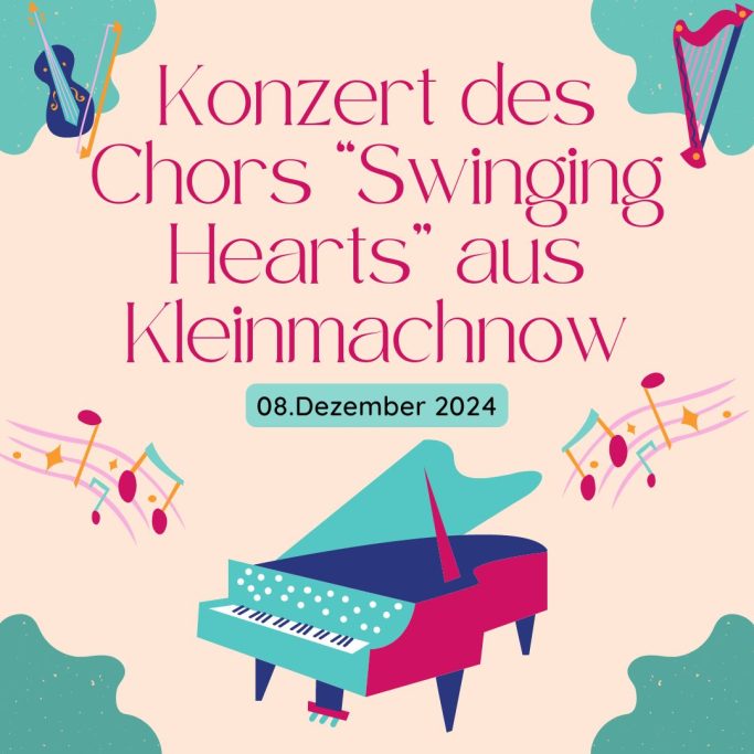 Chorkonzert des Chors "Swinging Hearts" am 08.12.24